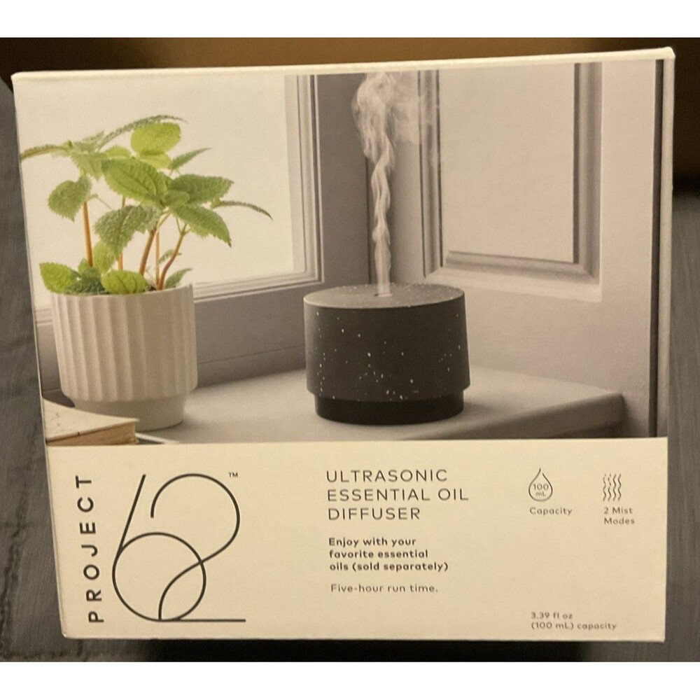 Project 62 Black Terrazzo  Ultrasonic  Essential Oil Diffuser